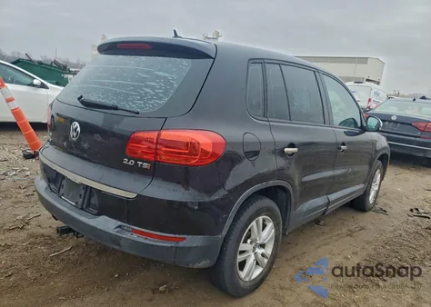 2012 Volkswagen Tiguan S z USA, uszkodzony, nr VIN WVGAV7AX7CW509395